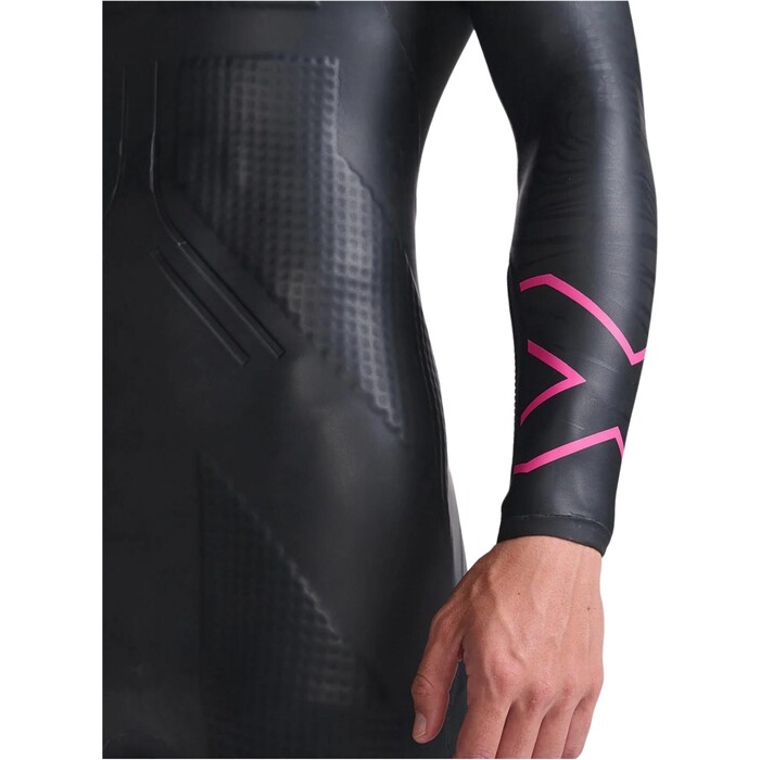 2024 2XU Mens Propel Pro Wetsuit MW5124c - Black / Punk Pink